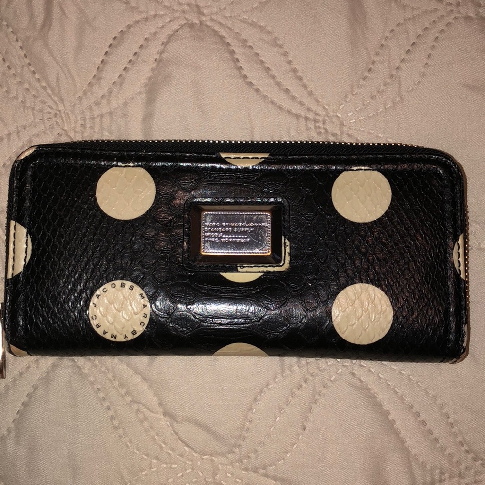 Marc by Marc Jacobs Polka Dot Zip Around Wallet